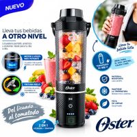 Licuadora Portátil Oster GoMAX 590 ml. para Smoothies Negro BLSTGFP-B20