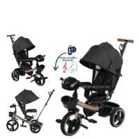 Triciclo Guiador Ebaby  USB Bluetooth EB362A -Negro