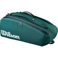 BOLSO WILSON BLADE V10 VERDE PINO CAPACIDAD 9 RAQUETAS