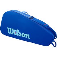 BOLSO WILSON ULTRA V5 TOUR AZUL CAPACIDAD 3 RAQUETAS