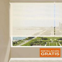 Cortina Roller Screen 5% Crema 110 x 190 cm - Incluye instalación