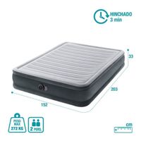 Colchón Inflable Eléctrico Queen Intex - Altura 33cm