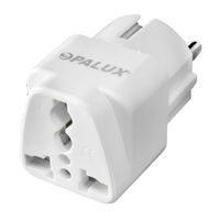 Adaptador Enchufe Multiple Redondo Opalux OP-603-K
