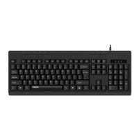 Teclado con Cable USB (Negro) RAPOO | NK2400