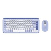 TECLADO LOGITECH + MOUSE POP ICON BLUETOOTH/WIRELESS SP / COPILOT/ LILAC (920-013054)
