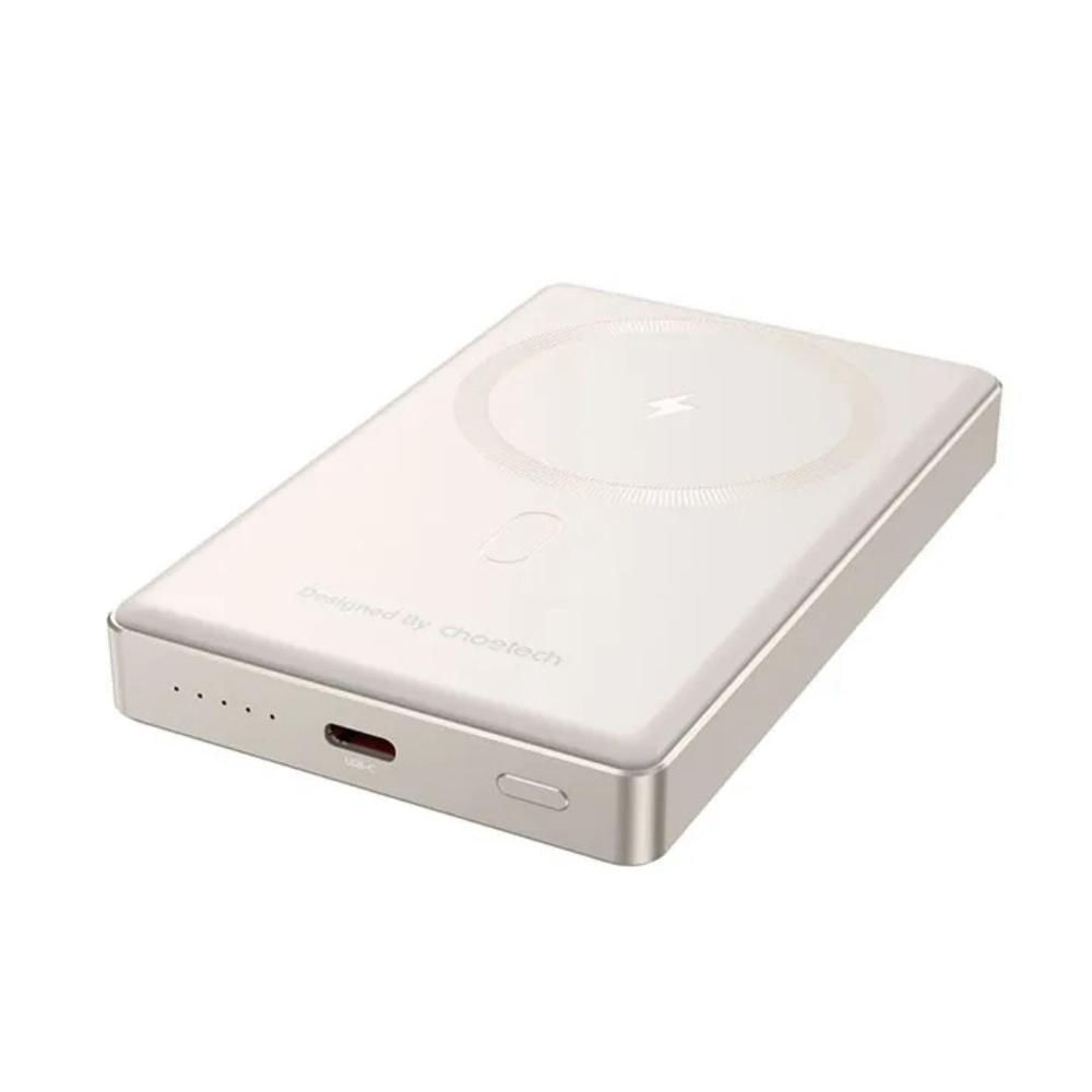 Power Bank Magnético de 10000 mAh con 1 Puerto USB-C, MagSafe (20W) Diseño delgado -B739-CCCWH