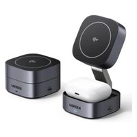 Cargador Inalámbrico Magnético 2 en 1 Qi2 15W - UGREEN W702