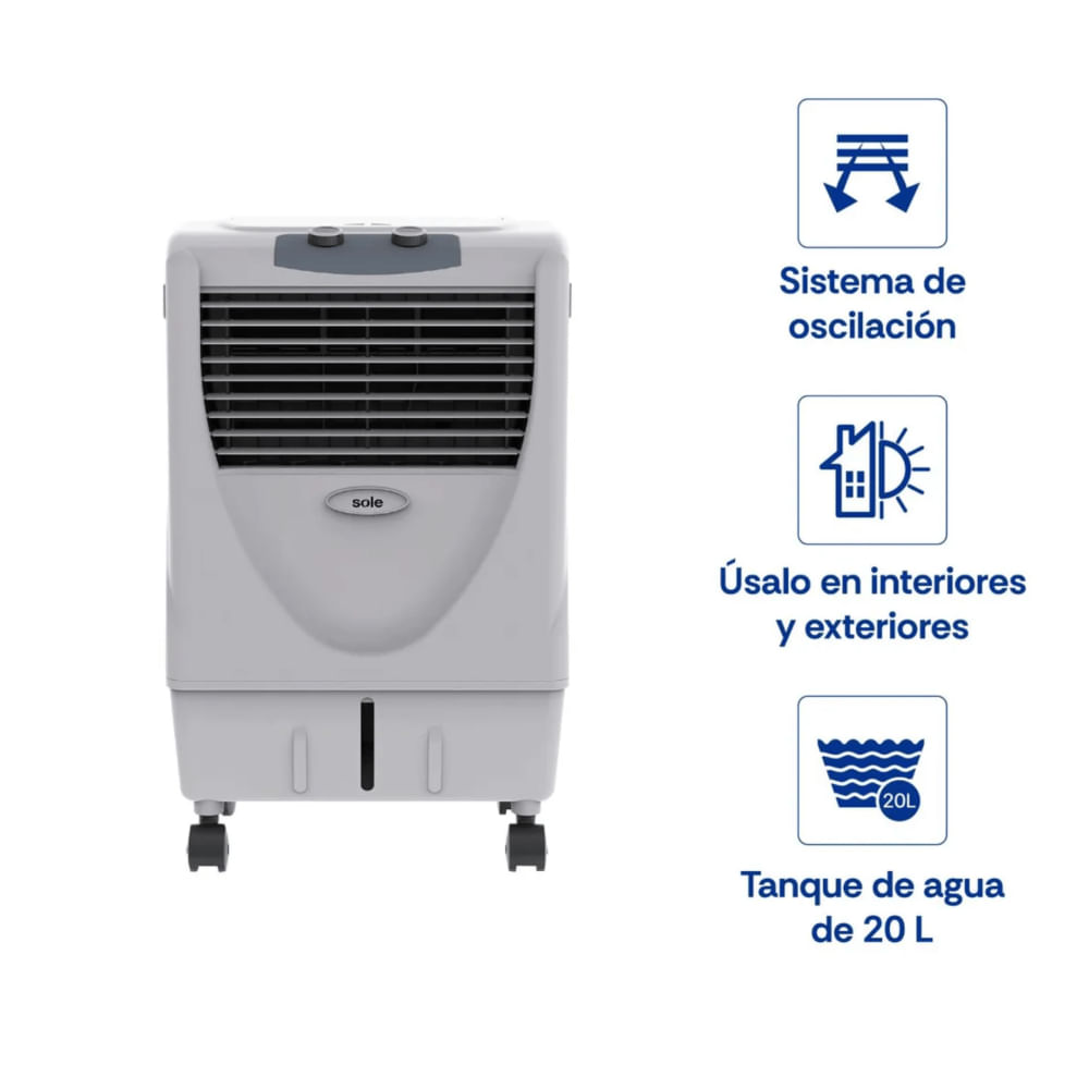 Rapifresco Sole Ultra Cool 20L SOLRAP001 - Enfriador de Aire