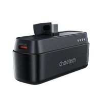 Power Bank Mini de 5000 mAh, 20W PD con conector USB-C, color Negro - CHOETECH | B740-CCBK