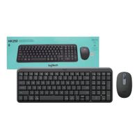 TECLADO LOGITECH + MOUSE MK250 BLUETOOTH SP BLACK (920-013513)