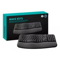 TECLADO LOGITECH ERGO WAVE KEYS WIRELESS BOLT / BT / SP GRAPHITE (920-012278)