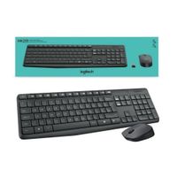 TECLADO LOGITECH + MOUSE MK235 WIRELESS USB SP BLACK (PN 920-007901)