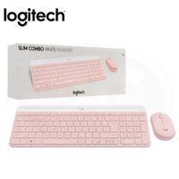 TECLADO LOGITECH + MOUSE MK470 WIRELESS SLIM USB ROSE (920-011312)
