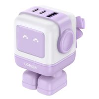 Cargador UGREEN Nexode Robot GaN 65W 3 Puertos USB-C + USB-A - CD361