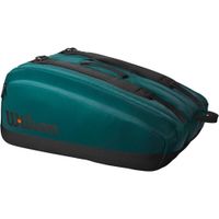 BOLSO WILSON BLADE V9 SUPER TOUR VERDE NEGRO CAPACIDAD 15 RAQUETAS