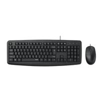 Teclado + Mouse con Cable USB (Negro) RAPOO | NX1600