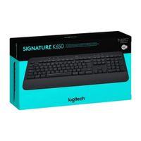 TECLADO LOGITECH SIGNATURE K650 WIRELESS/BLUETOOTH SP BLACK (920-010910)