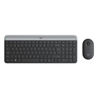 TECLADO LOGITECH + MOUSE MK470 WIRELESS SLIM USB BLACK (PN 920-009266)