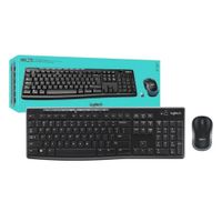 TECLADO LOGITECH + MOUSE MK270 WIRELESS USB BLACK (PN 920-004432)-UY