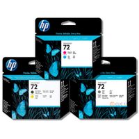 Cabezal HP 72 Pack de 3 Cabezales