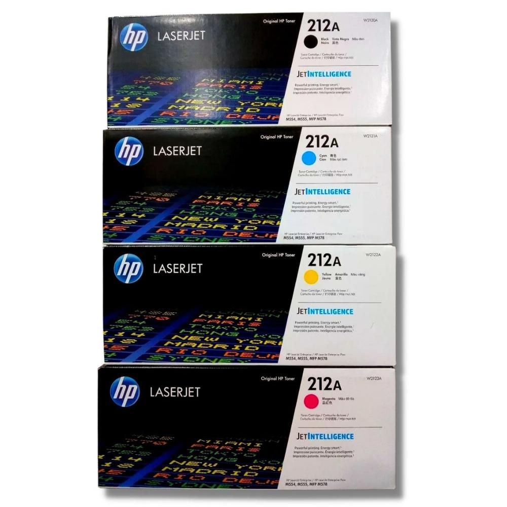 Toner HP 312A Cyan Magenta Amarillo Negro Pack de 4