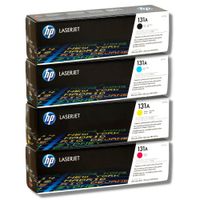 Toner HP 131A Cyan Magenta Amarillo Negro Pack de 4
