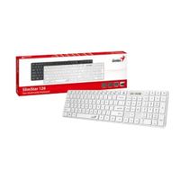 TECLADO GENIUS SMART SLIMSTAR 126 AI COPILOT USB MULTIMEDIA SP WHITE (31310017409)