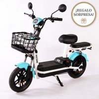 Bicimoto Electric Motare Happy Azul - Batería Extraíble