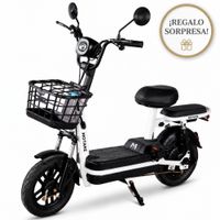 Bicimoto Electric Motare Happy  Negro - Batería Extraíble