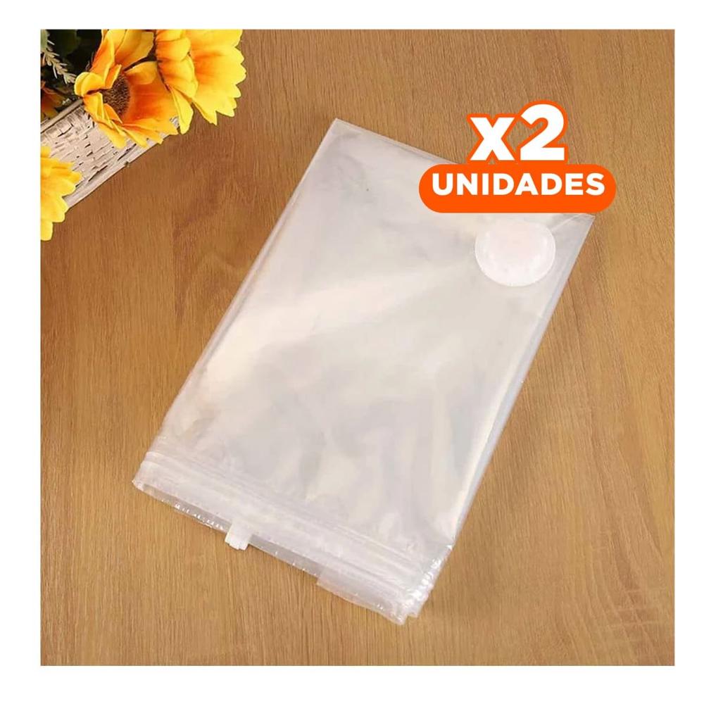 Pack2 Estuche Practico Hogar 50 x 60 cm Color Anaranjado para Uso Diario YRegalo Sticker