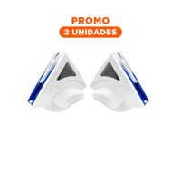 Pack2 Ayuda Vidrios Magnetico Triangular Azul Amarillo para Ventanas Hogar