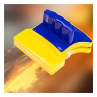 Elemento Vidrios Magnetico Cuadrado Azul Amarillo para Casa YRegalo Sticker