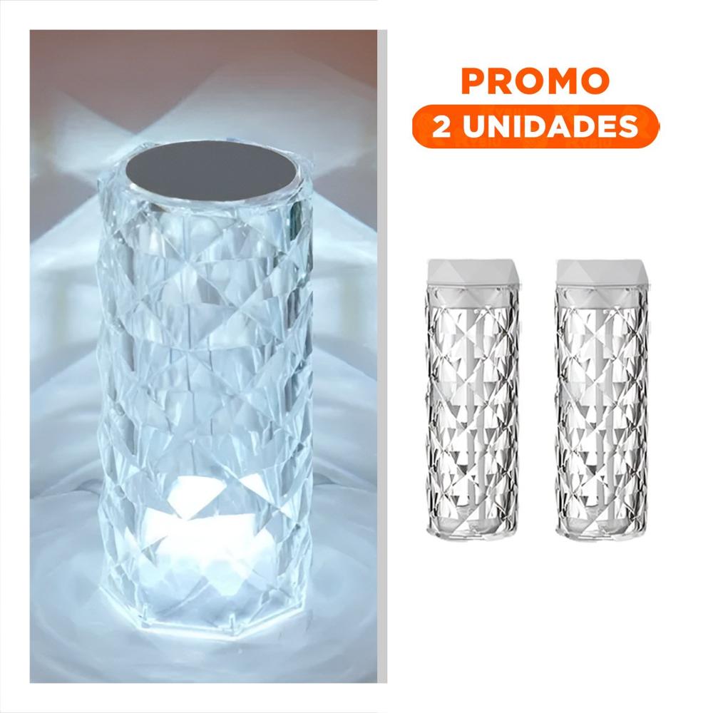Pack2 Sistema Aromatico Humidificador Inteligente 1L Cristal con Led Suave