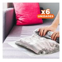 Pack6 Empaque Domestico al Vacio 60cmx80cm Anaranjado para Hogar YPapel Regalo