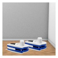 Elemento Magnetico Triangular Azul Amarillo para Limpieza de Vidrios Casa YSticky