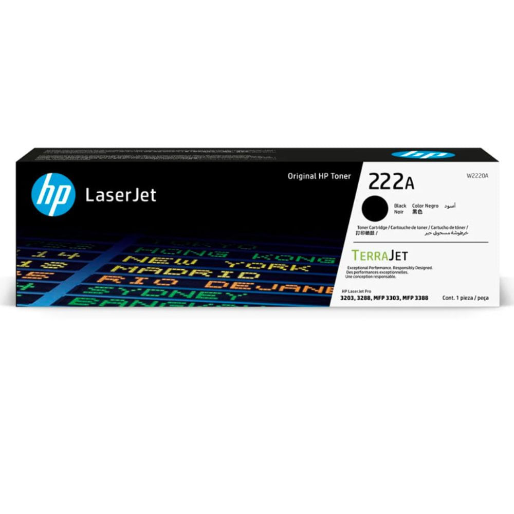 Toner HP 222A Negro Original (W2220A)