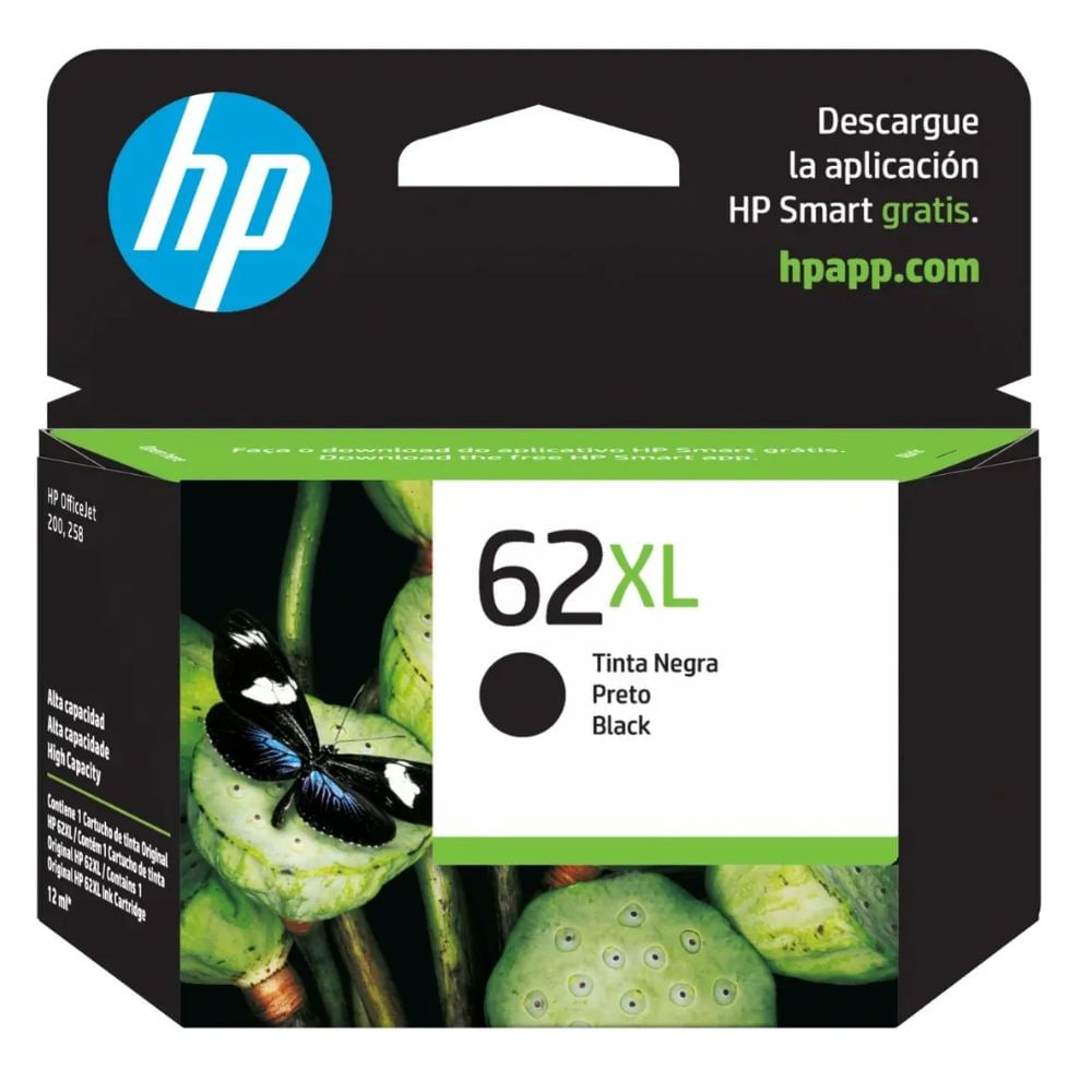TINTA HP 62XL Negro ( C2P05AL) Original