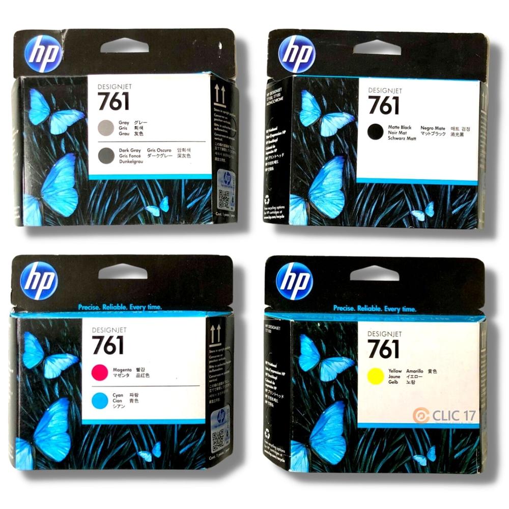 Cabezal HP 761 Pack de 4 cabesales
