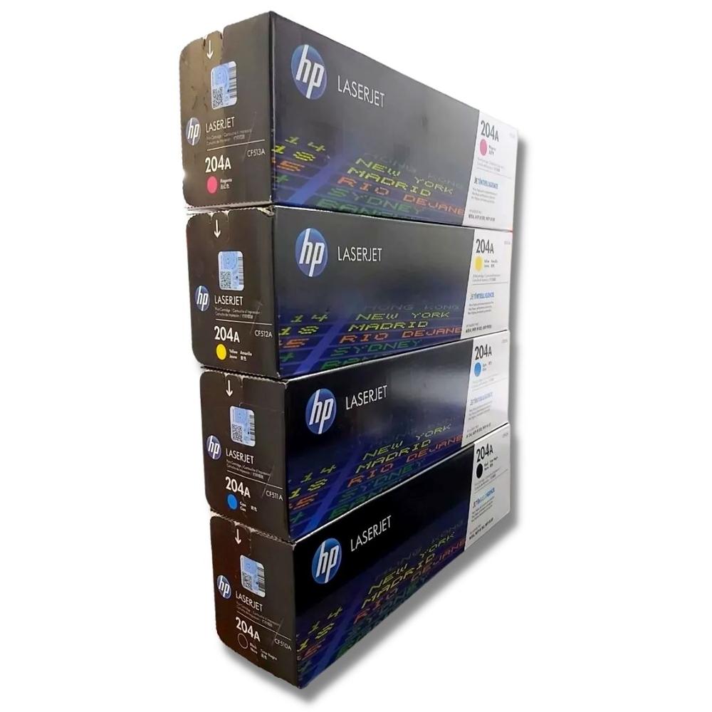 Toner HP 204A Cyan Magenta Amarillo Negro Pack de 4
