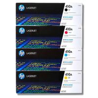 Toner HP 410A Cyan Magenta Amarillo Negro Pack de 4