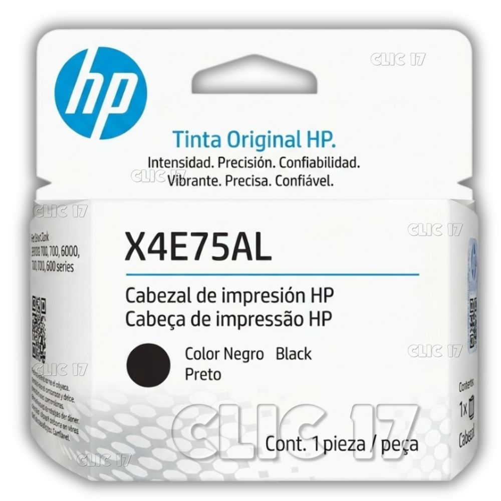 Cabezal HP X4E75AL Negro Original