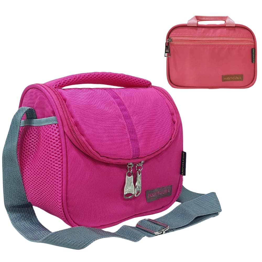 Lonchera Cars Fucsia y Cartuchera Power Coral