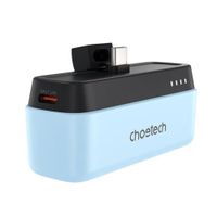 Power Bank Mini de 5000 mAh, 20W PD con conector USB-C, color Azul - CHOETECH | B740-CCBE