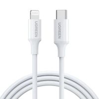 Cable USB-C a Lightning M/M MFi PD 60W 3A de 1M Blanco - UGREEN US171