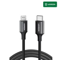 Cable USB-C a Lightning M/M MFi 1M Negro - UGREEN US171