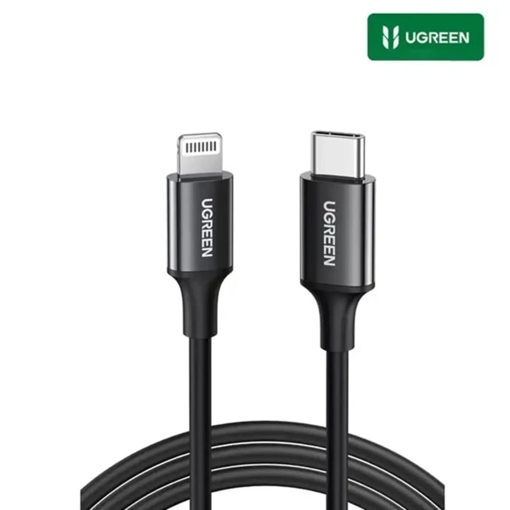 Cable USB-C a Lightning M/M MFi 1M Negro - UGREEN US171