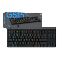 TECLADO LOGITECH G515 TKL WIRED LIGHTSYNC RGB / KEYCONTROL BLACK (920-012868)