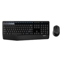 TECLADO LOGITECH + MOUSE MK345 WIRELESS USB SP BLACK (PN 920-007820)