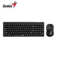 TECLADO GENIUS + MOUSE WIRELESS LUXEMATE Q8100 AI COPILOT COMPACT SP BLACK (31340019401)