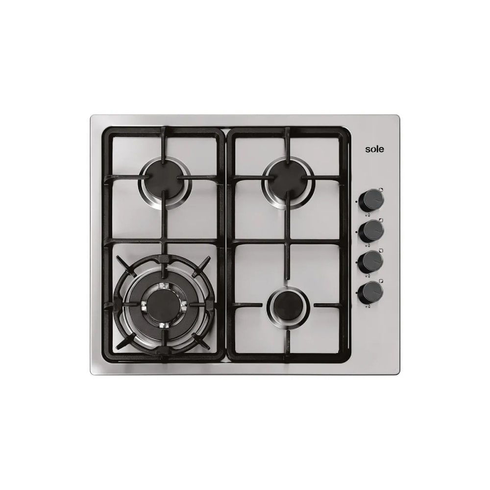 Encimera Empotrable A Gas 4 Hornillas Sole 3120SOLCO036V2 Inox
